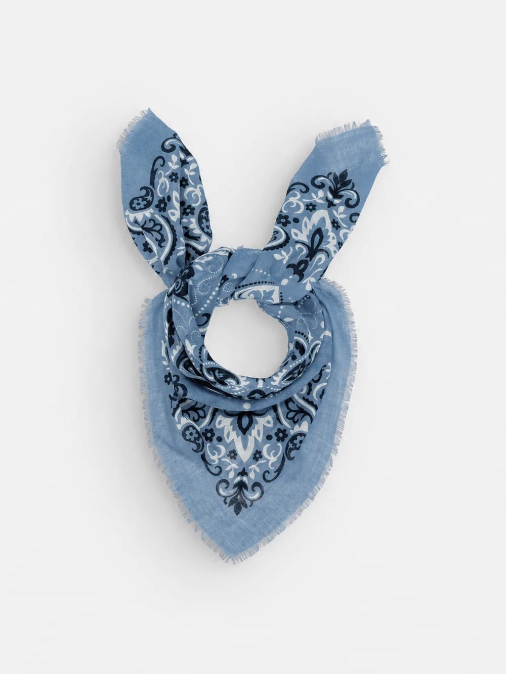 Maison Lecomte Flament wool and silk bandana